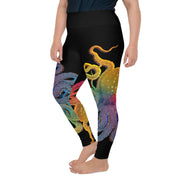 Octopus Rainbow Plus Size Leggings